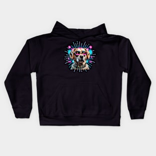 Futuristic dog Kids Hoodie